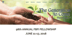 Desktop Screenshot of fbfiannualfellowship.org