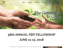 Tablet Screenshot of fbfiannualfellowship.org